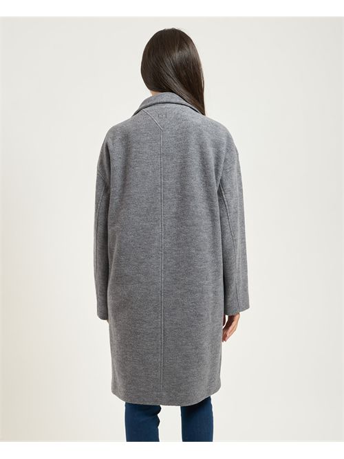 Cappotto donna Tommy Hilfiger relaxed fit in misto lana TOMMY HILFIGER | WW0WW47372P03